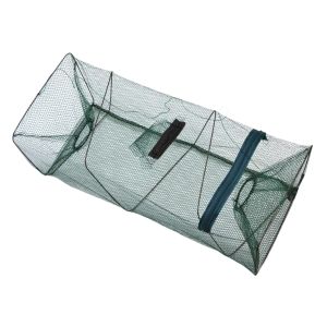 Aksesuarlar Katlanmış Fishing Net Tuzağı Taşınabilir Fermuar Yem Karides Kerevitler İçin Krop Yemleri Balıkçılık Netting Tackle Dış Mekan Kara Balıkçılık