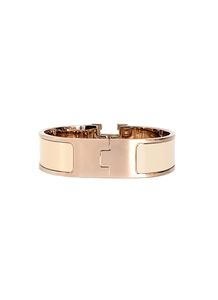 Klassisk lyxdesigner H Bangle Men Women 18k Rose Gold Letter Armband Luxury Design SMYCKE ColorFast Hypoallergenic3017279