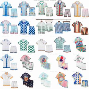 magliette da uomo blanca maglietta Casablanc Polo Designer T-Shirt Mash Beach Men Shorts Set Slip Fit Fashion Clothing Vdvd