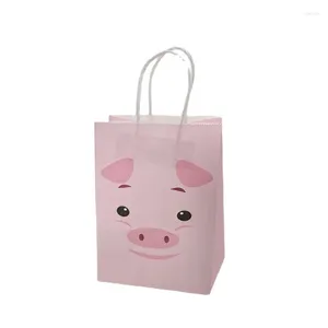 Geschenkverpackung Geburtstagstasche Farm Animal Serie Kraftpapier Kindergärtner Kinderverpackung Direktverkäufe