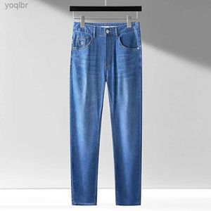 Мужские джинсы Browon Летние джинсы для мужчин 2024 Lyocell Cotton Business Casual Jeans Мужские