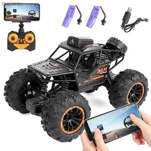 Electric/RC Car 2.4Ghz 1 18 Rc car equipped with high-definition 720P WIFI FPV camera electric car machine remote control stunt SUV wireless control climbing toyL2404