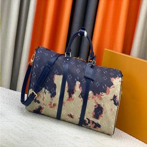 10A Moda Keepall 50 Designer Travel Crossbody Pojemność Mężczyźni High 24 torebka Duża torba wytłaczania Chessboard M23773 Wysokiej jakości Prin Bsio