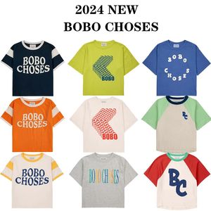 2024 Summer Kids T-Shirts Cartoon Childrens T Shirts Boys and Girls Top Clothes Set Baby Boy Girls Clothes T-Shirts 240425