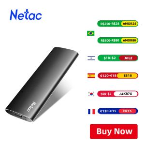 Drives NETAC NVME SSD 500GB Zewnętrzny dysk twardy SSD 1TB M.2 SSD NVME 250 GB Portbale Zewnętrzny dysk stałego HD na laptop