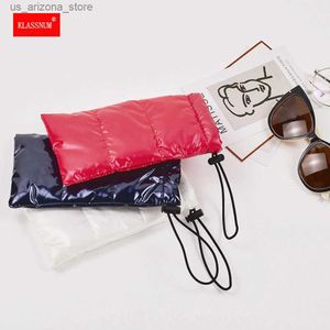 Sunglasses Cases Soft cloth glasses bag fashionable sunglasses box waterproof and dustproof storage accessories new in 2023 Q240426