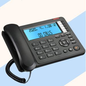 Accessories Small Business Office Phone with Caller ID R Transfer Button Adjustable LCD Brightness Do Not Disturb Corded Landline