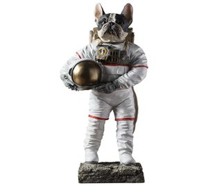 BUF Nordic Big Size Home Decor Astronaut Dog Statue Resin Crafts Decorative Ornaments Cute Animal Sculpture Decoration Figurines3861540