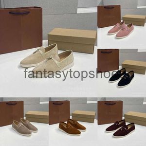 Loro Piano LP Spring/Summer 2023 New Slip-on shoe Yangjing Tassel Pointed Lazy People Slip on Couples' Comfortable Single Shoes Shoes