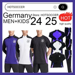 2024 2025 Tyskland Tracksuit Soccer Jersey Kroos Gnabry Werner Draxler Reus Muller Gotze Football Shirt 24/25 Tyskland World Training Suit Cup Men Kid Kit Sportwear