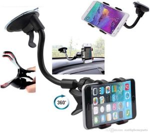 Bionanosky Universal 360 ° nel supporto per mantello del cruscotto per auto per auto per iPhone Samsung GPS PDA Phone cellulare Blackdb024794892