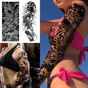 Tattoo Transfer 2PCS Animals Tattoos Stickers Knight and Panda Waterproof Semi Permanent Tattoo Temporary Art Tatoo Sticker for Neck Arm Leg 240427