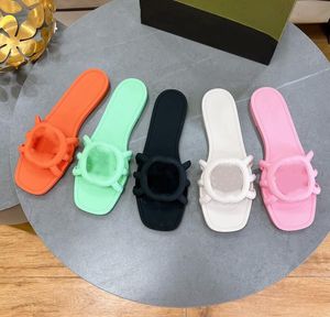 Sandals Slippers Slippers Women's Slippers Luxury Leature Leather Leather Women's Paris Summer Beach Shoes 35-42