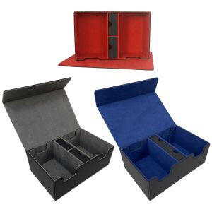 Game Card Game Deck Box Dual Compartments wiele używa wielofunkcyjnych Holds 400 Organizacja 265x182x98mm Card