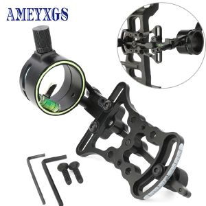 Arrow Arco e flecha de agulha única Visão de agulha 0.019 Optic Fiber Pin Compound Bow Shot Shooting Shooting Aim Acessórios para esportes de caça ao ar livre