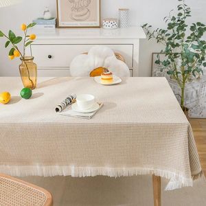 Table Cloth D41 Tablecloth Knitted Fabric Lace Coffee Cover High-end Round Desk Rectangular