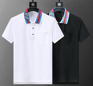 Summer New Men's Polos T-shirts Designer de marca Polos Men's Casual Fashion Tees T-shirt Top Borderyer Letter G UC88