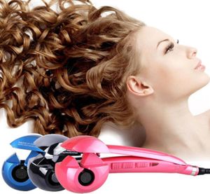 Professional Automatic Hair Steam Curler Ceramic Curling Iron Bar Salon Rotating Styling Steamer Spray Curl Spiral Machine3664017