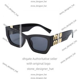 Mui Mui Glasses Luxury Solglasögon Designer Solglasögon Högkvalitativa Oval Sun Glasses Retro Luxury Liten runda solglasögon Ny produkt Recept Glasögon 8485