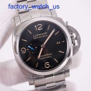 Ünlü Bilek Saat Panerai Luminor PAM00723 Erkek Spor İzle Büyük Dial Luminous Fonksiyon Tarihi Ekran Otomatik Makine İsviçre Ünlü Saat Lüks Gösterge 44mm