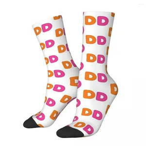 Herrensocken Ich liebe Dunkin Donuts Harajuku Super weiche Strümpfe die ganze Saison lang Accessoires für Unisex -Geschenke