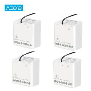 コントロールAQARA 2チャンネルTwowayコントロールリレーモジュールスイッチライトスイッチリモコンZigbee Wifiアプリワイヤレスコントローラー