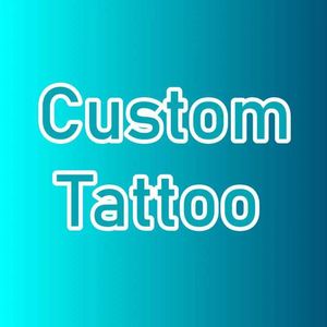 Tattoo Transfer Totem Letter Anime Temporary Tattoos Cartoon Exclusive Customization Body Tatto Art Diy Waterproof Fake Tatoo Sticker Decal 240427