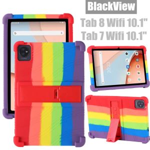 Myszy do Blackview Tab 7 Wi -Fi Tablet Pad 10 10.1 -calowy silikonowy szok szokowy tabletka ochronna Ochrona dla Blackview Tab 8 Wersja WIFI Case