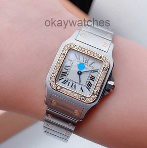 Tialety działające automatyczne zegarki Carter strzelanie 18k złota królowa Zestaw angielski Women Watch