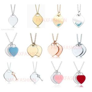 Gold Necklace for Women Luxury Jewlery Designer Costume Cute Necklaces Fashion Luxurious Jewellery Custom Chain Elegance Heart Pendant Necklaces Gift ZVY5