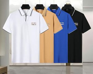 Herrendesigner Polo -Shirts lässige Stylist Kleidung Kurzarm Mode Männer Sommer T -Shirt Größe