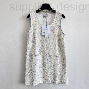 Basic & Casual Dresses designer 2024 Summer New Knitted Sleeveless Dress J76A