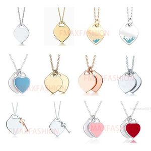 Gold Necklace for Women Luxury Jewlery Designer Costume Cute Necklaces Fashion Luxurious Jewellery Custom Chain Elegance Heart Pendant Necklaces Gift Y53V