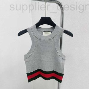 Women's Tanks & Camis designer 2024 Summer Fashion Style Slim Fit Knitted Short Tank Top AB4C