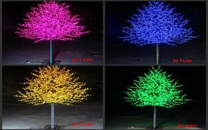 LED waterproof outdoor landscape garden peach tree lamp simulation 153 meters 4802304 LED cherry blossom tree lights garden de2324247