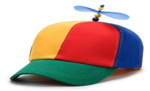 ボールキャップ竹dragonflyレインボーサンキャップ面白い冒険お父さんの帽子スナップバックヘリコプタープロペラデザインキッズボーイズガールズアダルトB4136469