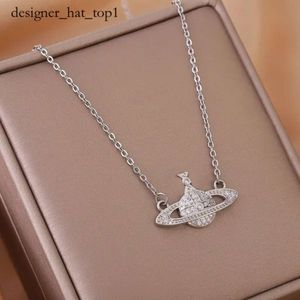 Viviane Westwood Necklace Women Designer Gold Jewelry Woman Necklaces Clover Gold Silver Choker Luxury Classic Stainless Viviane Westwood Steel Pendant 8484