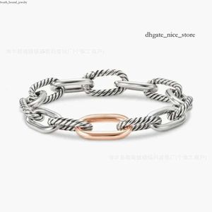 Dy Desginer David Yurma Braccialetti Bracciale di gioielli semplici ed eleganti anello di corda intrecciata intrecciata David Bracciale di alta qualità Fashio 9026