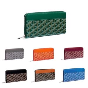 Carteira de grife feminino matignon moeda de bolsa portadores de cartão de couro sólido coloras amarelas verdes de carteira de carteira masculina com zíper da carteira de luxo TE019 C4