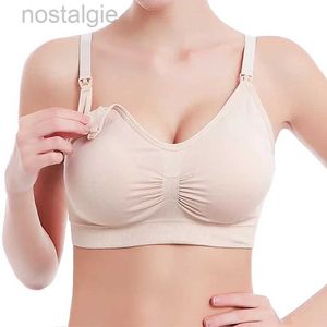 La maternità intimata reggiseni di maternità per le mutandine del reggiseno infermieristico fissati in gravidanza prevenire la caduta dell'allattamento femminile lattancia traspirante reggiseno D240426