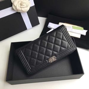 Porta del vitello Designer Classico Designer Luxury Women Borse Borse Black Top Card Thothers 8 Carte di qualità Posizione Hardware vintage Gold Zipped with Box