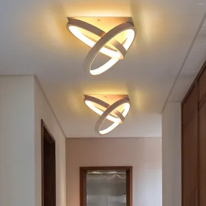 Luzes de teto Lâmpadas modernas do corredor do corredor leves de 3 cores para quarto da sala de estar da sala da varanda Decoração de escada de escada