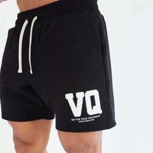 Мужские шорты 2024 Новые хлопковые черные мужские шорты Street Casual Five Cent Underpants Joging Fitness Sports Sports Sports J240426