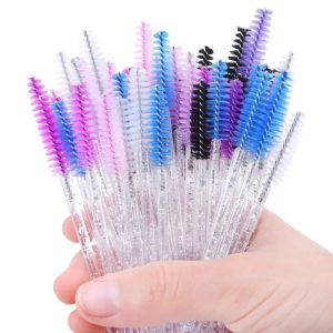 Tools 50Pcs/Pack Disposable Eyelashes Brushes Eyelashes Extension Makeup Brushes Mascara Applicator Wand Eyes Lashes Eyebrow Brush