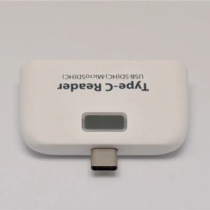 新しい2024 TYPE-C USB3.1 SD TF用マルチカードリーダーAndroid PhoneのカードリーダーLED LED USB OTG Adapter for Mouse2。 USB OTGの場合