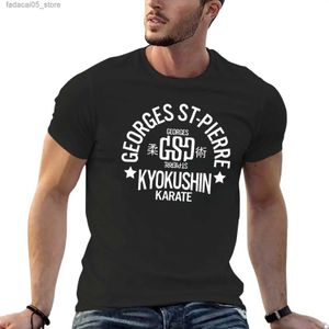 T-shirty męskie Georges St Pierre Kyokushin Karate z krótkim rękawem T-shirt dla mężczyzn Q240426