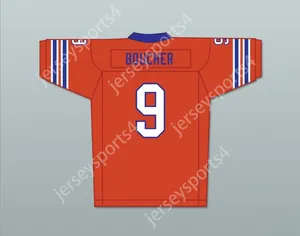 Custom alle Namensnummer Herren Jugend/Kinder Bobby Boucher 9 Mud Dogs Home Football Trikot mit Bourbon Bowl Patch Top S-6xl