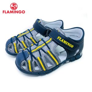 Chłopcy Flamingo 2020 Summer Hook Loop Mixed Color Casual Kids Shoe Little Outdoor Sandals Flat For Boy Rozmiar 2733 201739/1740