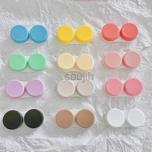 Contact Lens Accessories Women Girl Glasses Cosmetic Contact Lenses Box Contact Lens Case for Eyes Care Travel Kit Holder Container Travel Accessories d240426