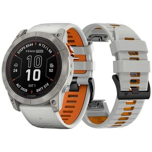 Watch pasms 22 mm szerokości 26 mm miękki silikonowy pasek dla Garmin Fenix ​​7 7x Pro 6 6x 5x 5x Plus Band QuickFit dla Epix Pro Gen 2 47 mm 51 mm 240424